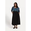 Robe longue taille empire