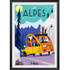 Affiche + Cadre En Bois - Noir