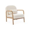 Fauteuil relax blanc design
