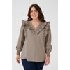 Beige Morel Black Coffee Stripe