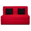 Banquette clic clac rouge