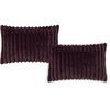 Housse de coussin 40x40 prune