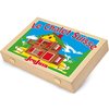 Jeu construction chalet bois