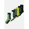 Pixel Verti Vert Forêt Jaune Anis Gris Anthracite Blanc Noir