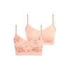 Feuillage Cuivré + Rose Pêche