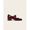 Cuir Plissé Bordeaux