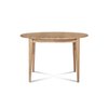 Table à manger ronde extensible pied central