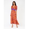 Robe chemise orange