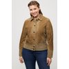 Veste cuir suede femme
