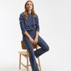 Azul Estampado