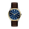Doré Bleu Foncé Marron