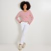 Pantalon chino blanc femme