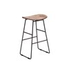 Tabouret bois métal