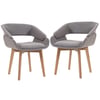 Gris Clair, Bois Naturel