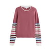 Rayures Rose Mauve