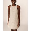 Robe droite courte sans manche femme