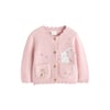 Lapin Rose Brodé