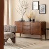 Buffet noir et bois