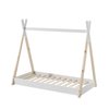 Lit pin blanc 140
