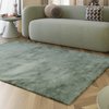 Tapis rond vert