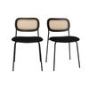 Chaise design noir