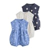 Bouton Bleu/Blanc