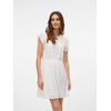 Robe blanche courte dentelle