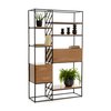 Light oak shelves