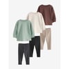 Marron/Vert/Blanc Cassé