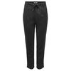 Pantalon en lin noir femme