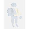 Ecru / Bleu Layette