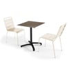 Taupe Chaise Ivoire