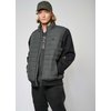 Veste longue bi matière