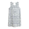 Motif De Carreaux Blancs/Bleus