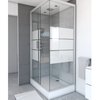 Cabine de douche rectangulaire