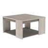 Table basse carrée chêne clair