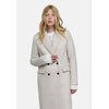 Caban beige laine femme