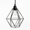 Zwarte hanglamp slaapkamer