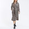 Robe longue léopard