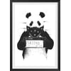 Affiche + Cadre En Bois - Noir