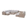 Housse de coussin pour salon de jardin en résine tressée