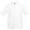 Polo blanc fille manche courte