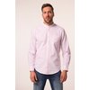 Chemise rayée rose homme