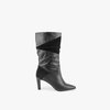 Bottes velours noir femme