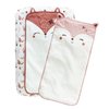 Housse matelas à langer rose