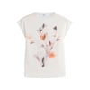 Imprimé Floral Écru