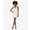 Robe blanche courte dentelle