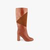 Bottes velours marron