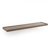 Eiken wandplank zwevend