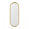 Miroir ovale laiton